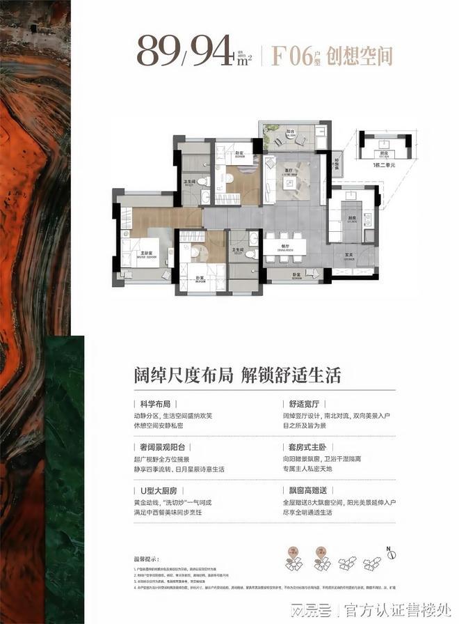 攻略：83-113㎡全能户型解析指南｜龙岗星河盛境瑞府户型优选(图5)